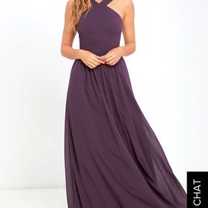 NWT Lulu’s Purple Prom Dress